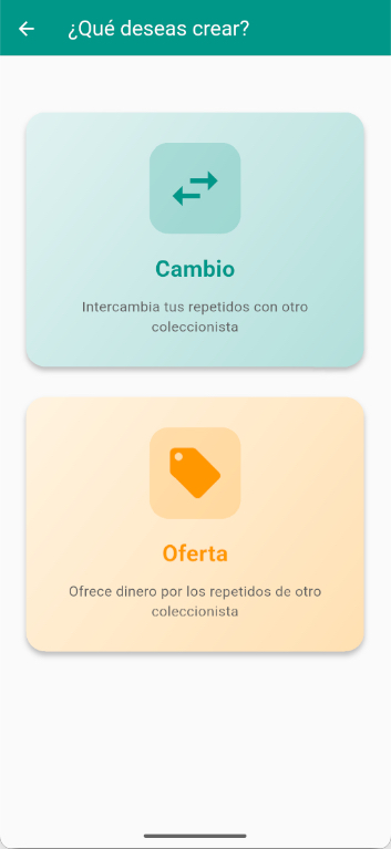 Opciones para realizar un Trueke